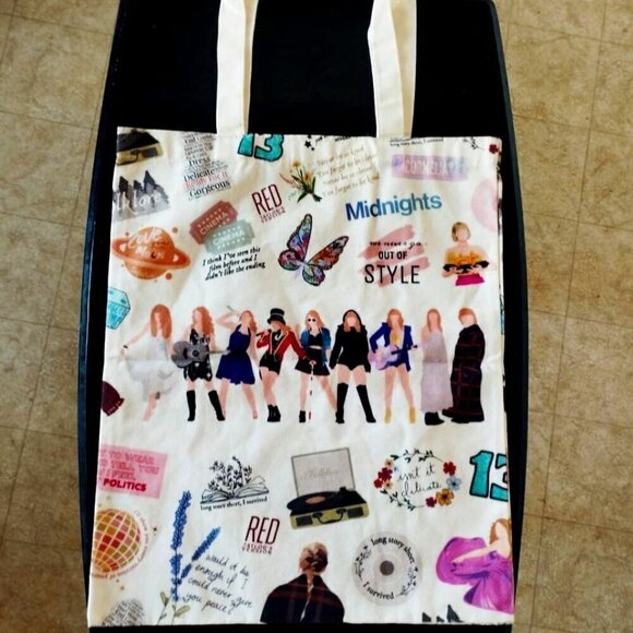 Taylor Swift The Eras Tour Tote Bag - Picture 1 of 4